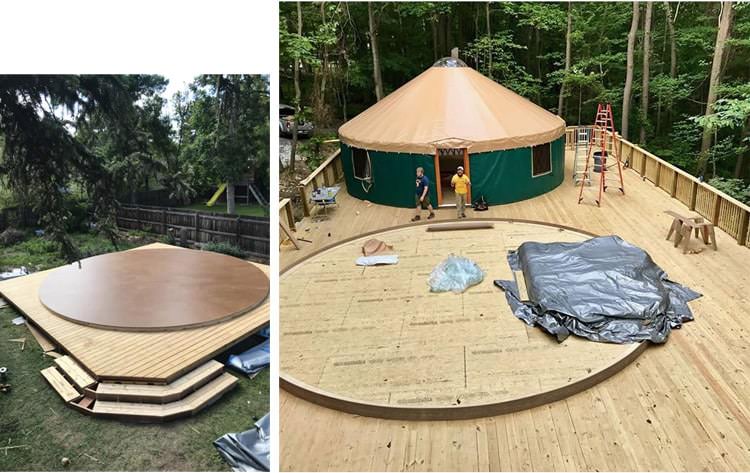 Yurt Deck