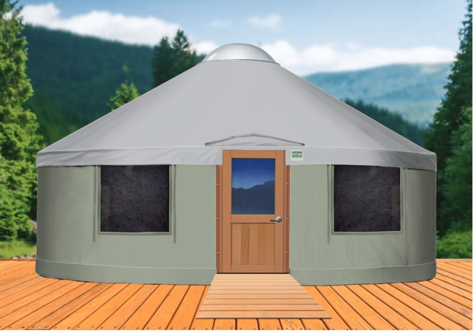 30' Yurt - Full Snow & Wind Load Package - Secret Creek